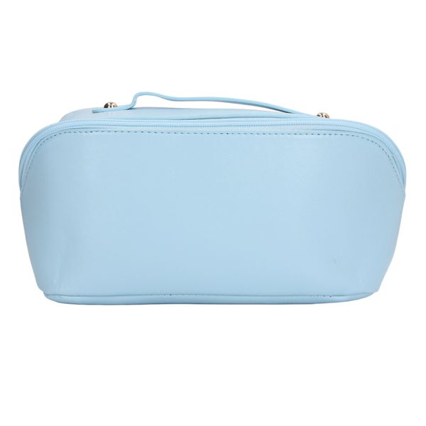 Light blue toiletry bag