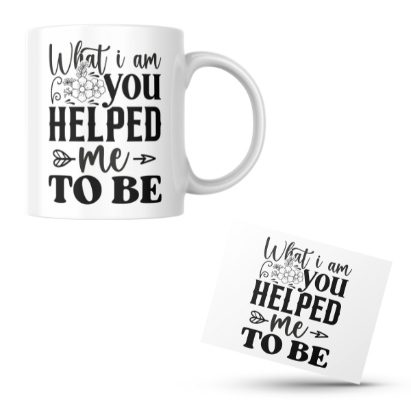 What I Am You Helped Me To Be Coffee Cup and Coaster Set | Shop Today ...