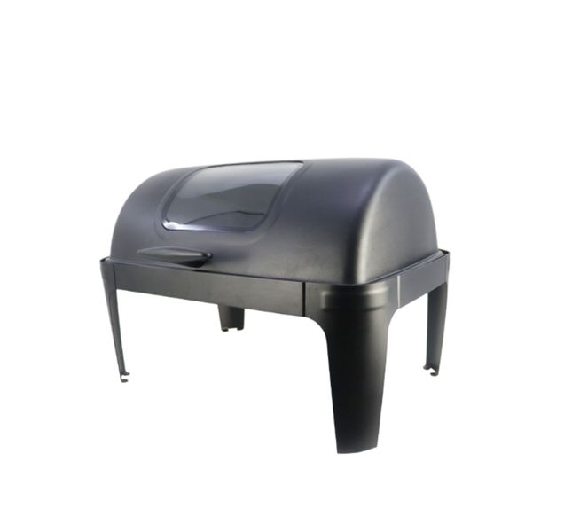 Rectangular Roll Top Chafing Dish with Window