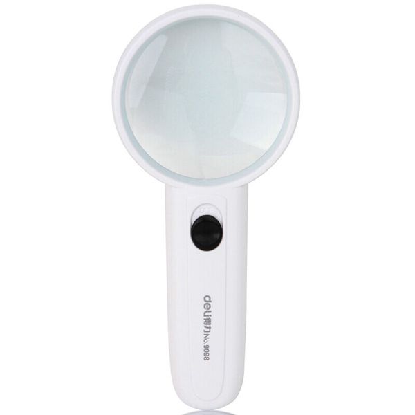2.5x Hand Held Magnifier - White