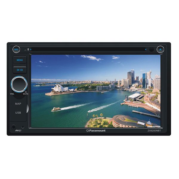 Paramount ZX6200NBT Double Din DVD with Bluetooth/USB
