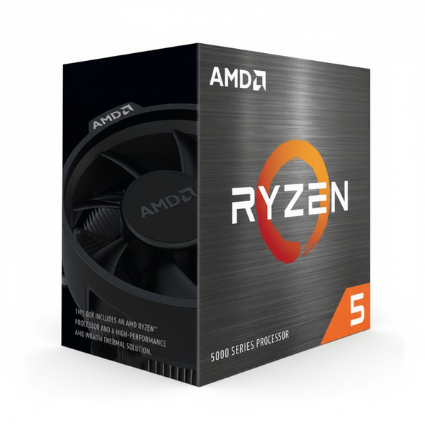 AMD Ryzen 5 5600 6-Core 3.5GHz AM4 Desktop Processor with Cooler