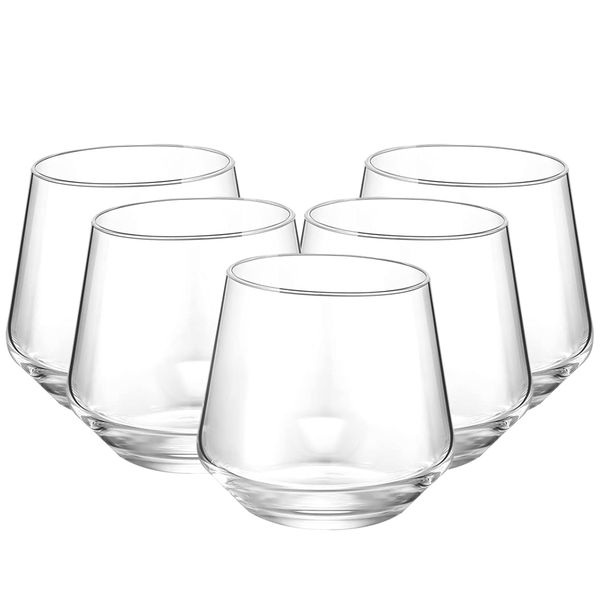 Elegant Opera Crystal Whiskey, Liqueur Glasses Set of 6 - 360ml