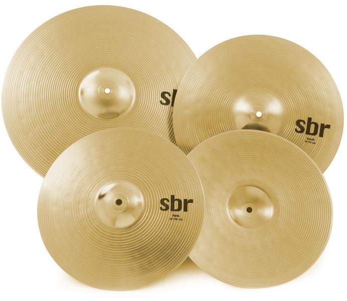 Sabian SBR 3-Piece Performance Cymbal Set