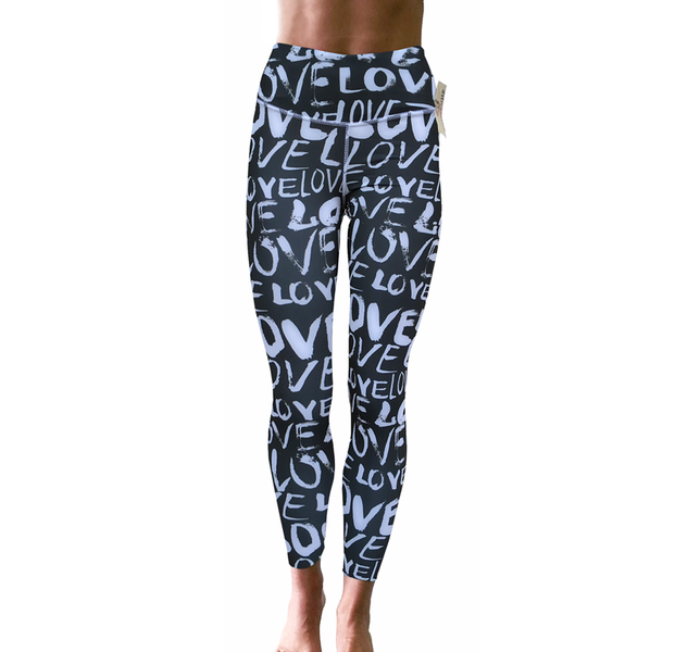 Strut Active - LOVE - High Waisted Gym Pants &amp; Yoga Leggings