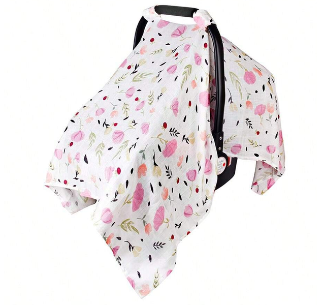 Muslin Baby Chair cover - Floral