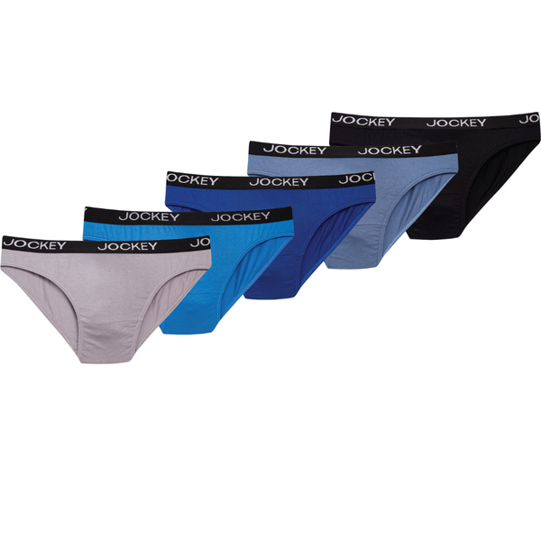 Jockey Underwear Men's 5 Pack Value Skants 100% Cotton