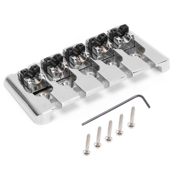 5-String Metal Bass Bridge