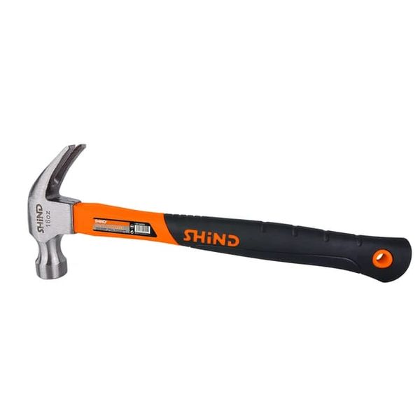 Shind Hand Tool Outdoor Multifunction Claw Hammer With Fiberglass Handle