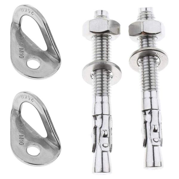 4 Stainless Steel Anchor Hanger Rock Climb Screw, 25KN 304