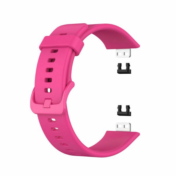 Silicone Strap Compatible with Huawei Fit Watch-Dark Pink