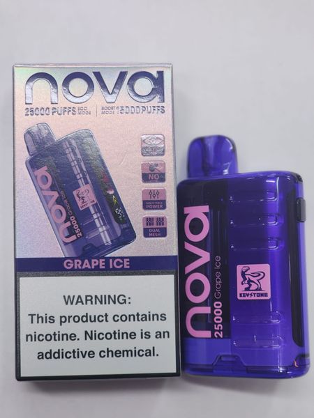 Nova Bar Grape Ice 25 000 Puffs
