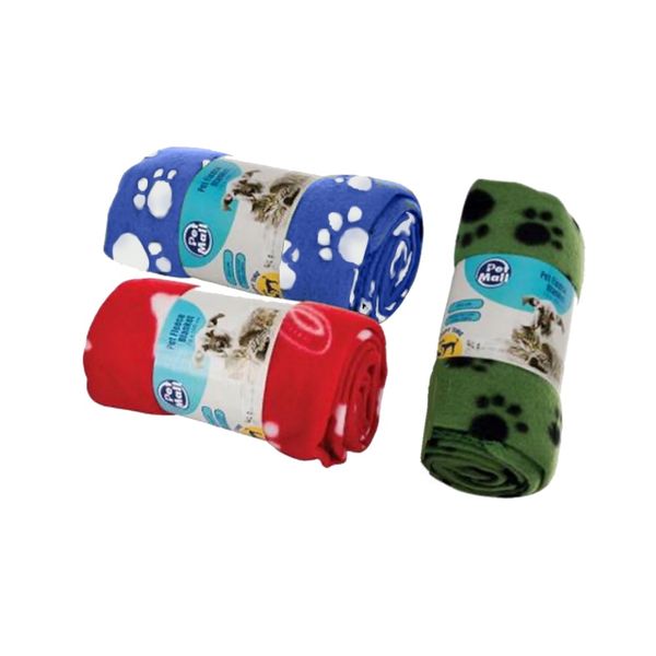 3 Pack Fleece Blanket for Pets – 90 x 150cm - Cuddling