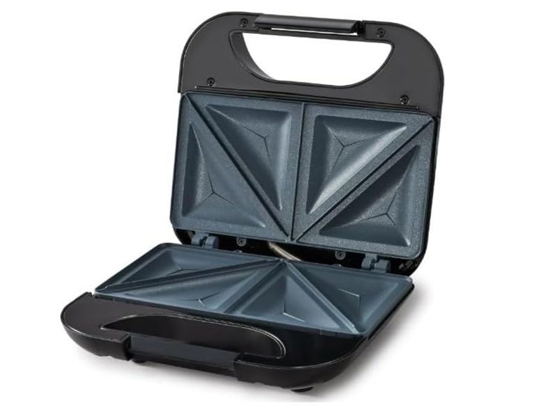Nonstick Stainless Steel Finish Sandwich Maker Electric Grill