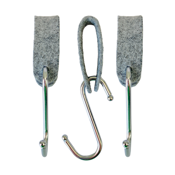 EcoHook Organisers For Hanging Rails - Set of 3