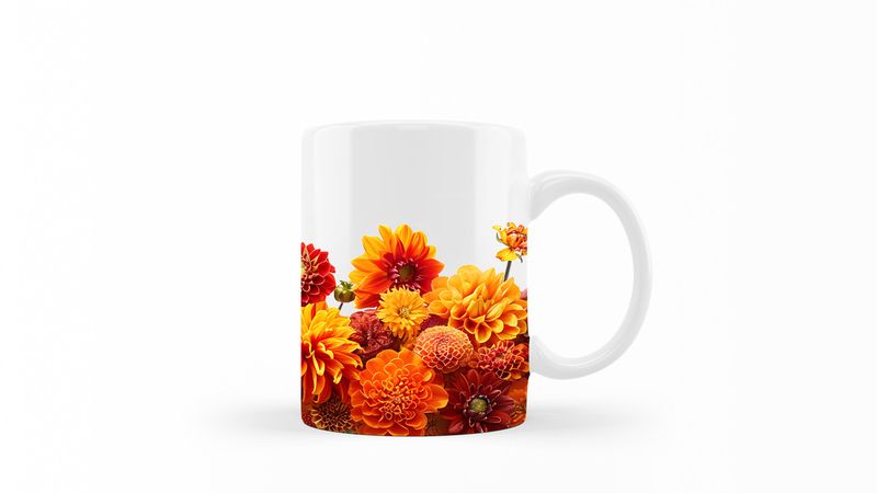 Designer Art Coffee Mug - 521-Watercolor-Floral