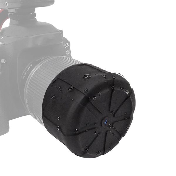 2 Piece Dustproof Silicone Lens Cover for DSLR 65mm-110mm