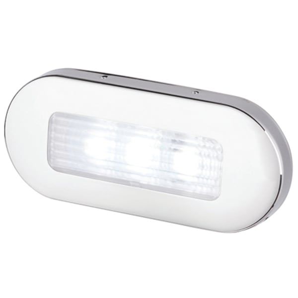 Seaflo 12-24 Volt Flush Mount LED Courtesy Lamp for Boats