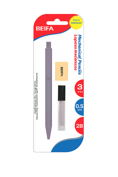Mechanical pencil ,0.5mm lead light purple color-12 x pencils