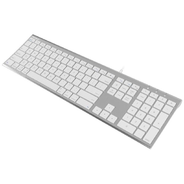 Macally Ultra slim USB wired keyboard for Mac and PC