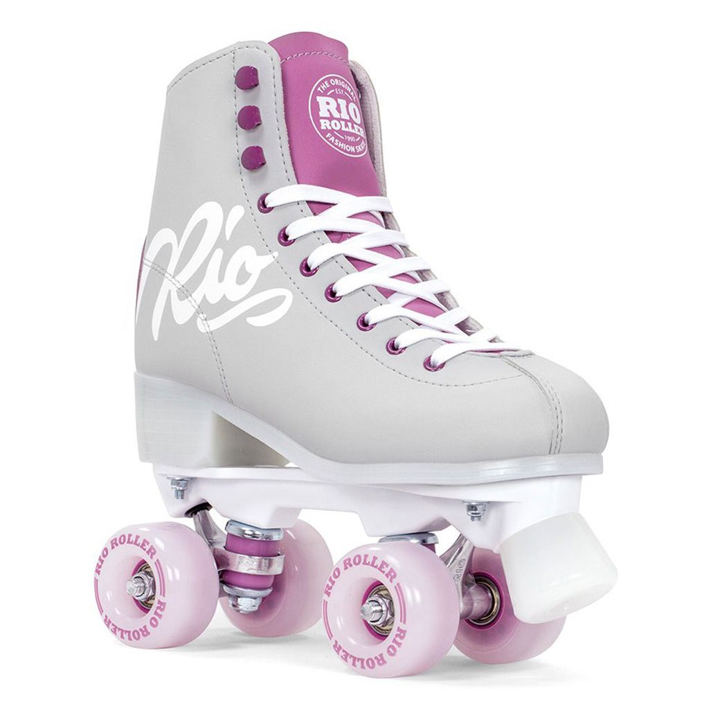Rio Roller Script Roller Skates Grey/Purple Shop Today. Get it