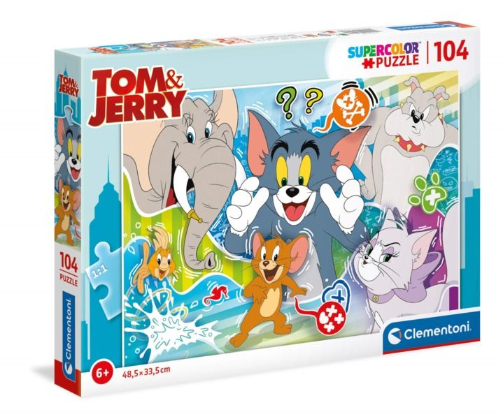 Clementoni 104 Piece Puzzle - Tom And Jerry 3