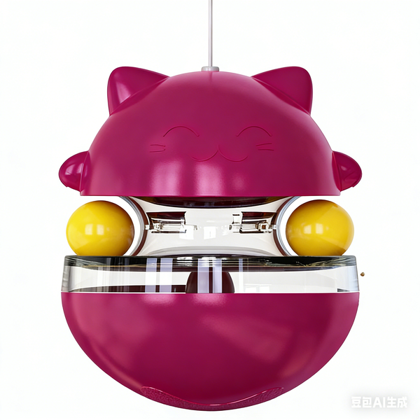 HllCZ | Cat Teaser Roly-Poly Food Dispenser