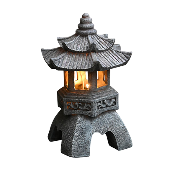 Ancient-Style Chinese-Style Lanterns For Solar-Powered Outdoor Decoration