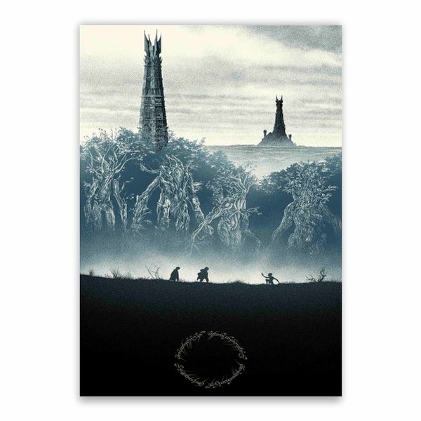 Isengard Lord Of The Rings Poster - A1