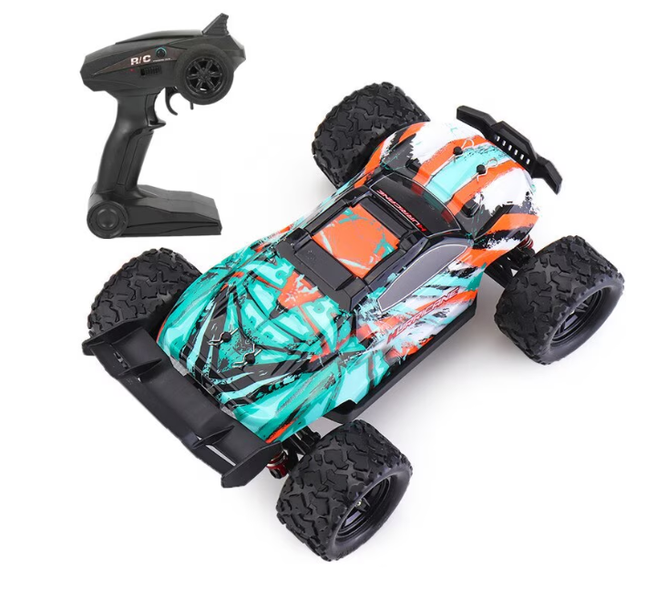 Remote-Controlled Monster Truck, Off-Road Racing 4x4 Traction