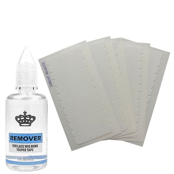 120 x High Strength Hair Replacement Tape &amp; Glue Remover