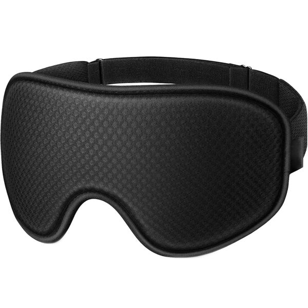 Adjustable 3D Breathable Soft Comfortable Blackout Eye Sleep Mask