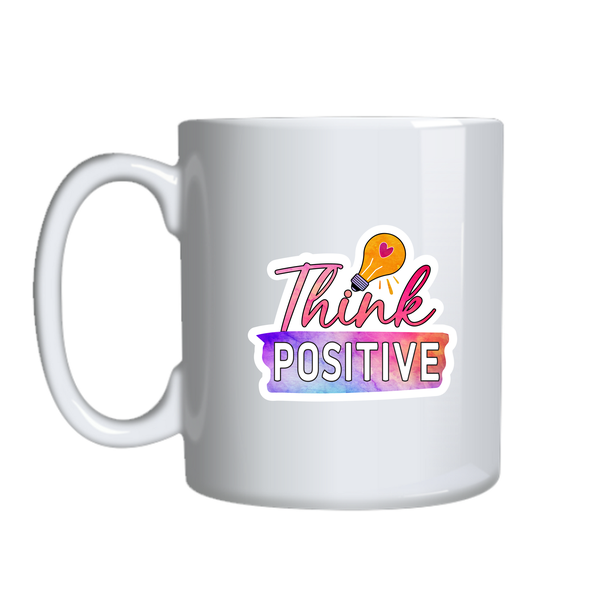 Think Coffee Mugs Trendy Positive Vibes Graphic Cup Birthday Present 032