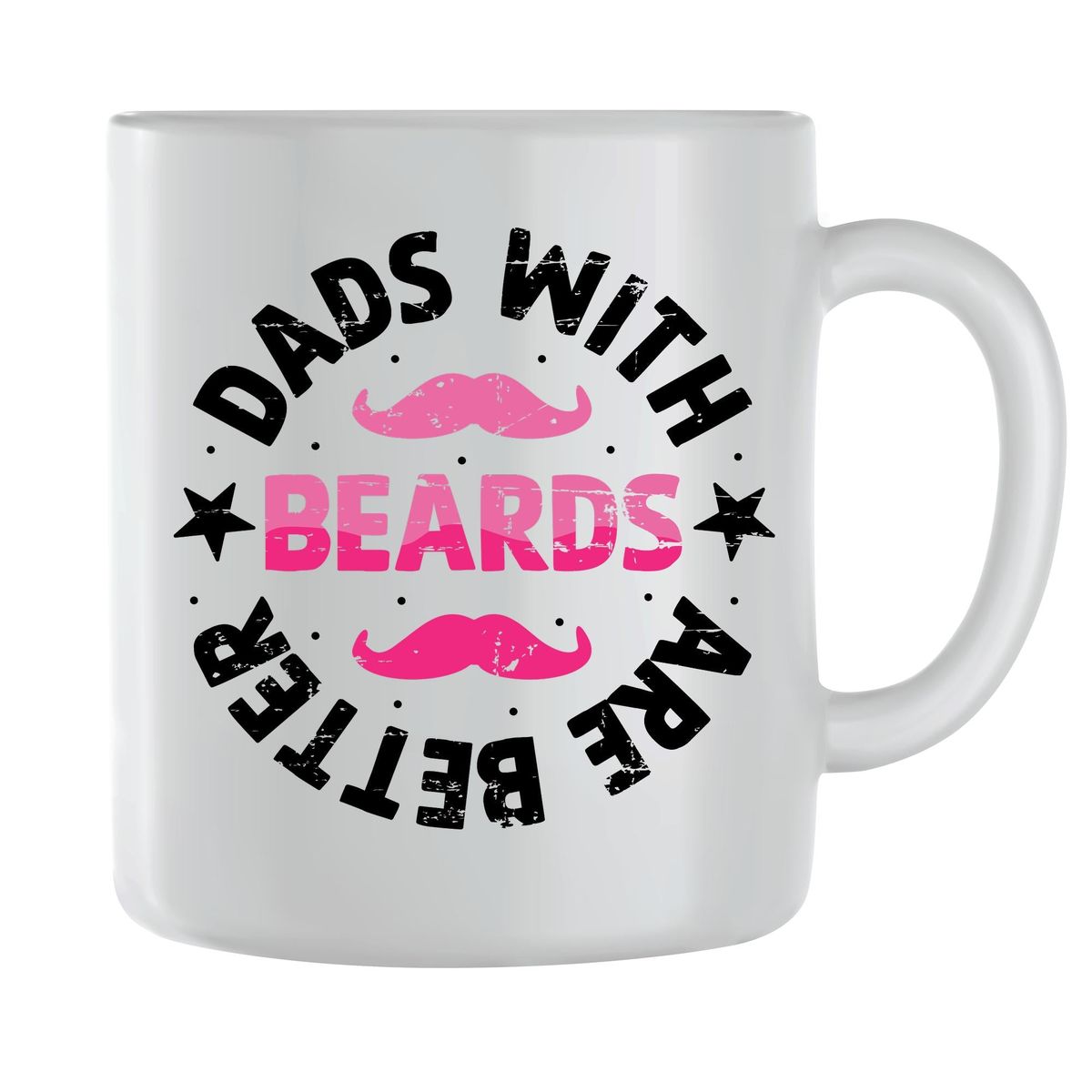 Beards Coffee Mugs for Men Fathers Day Graphic Dad Sayings Cup Present ...