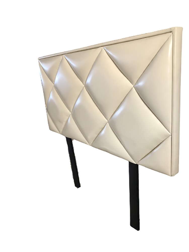 Venus Cream Leather Headboard King Size Shop Today. Get it Tomorrow