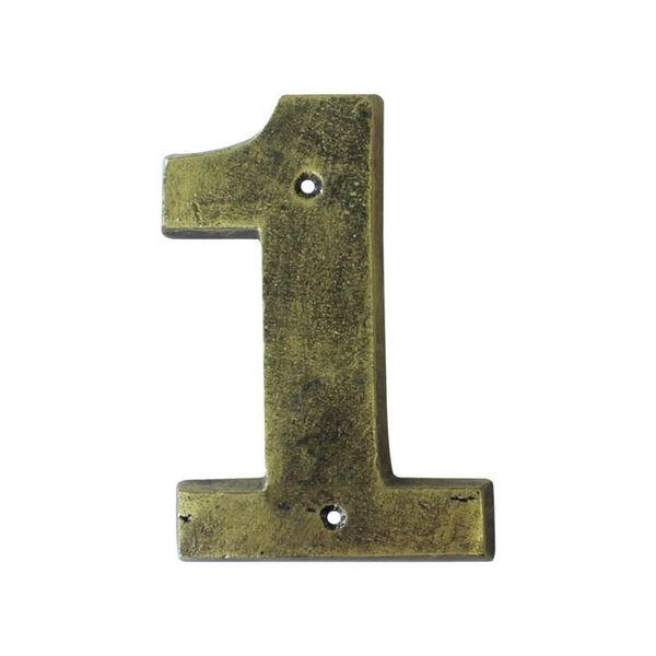 Antique Gold Numeral No .1 (200mm)