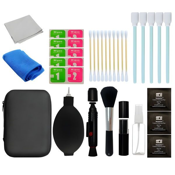 12-in-1 Professional Camera Cleaning Kit for Most DSLR Cameras No detergent