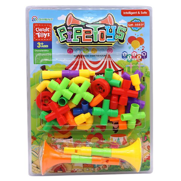 DIY Assembly Pipeline Tunnel Building Block