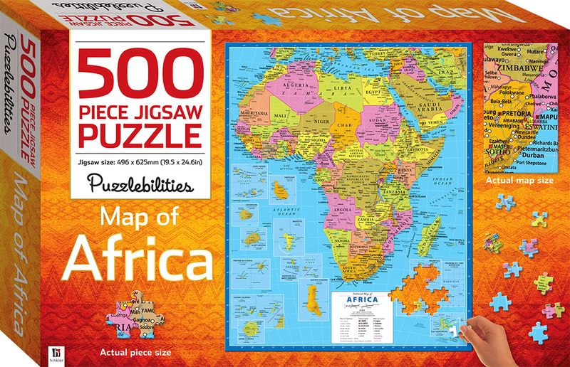 Puzzlebilities: Africa Map 500 Piece