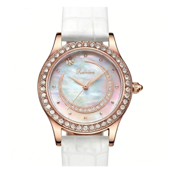 RUIXINE Women'S Watch With Full Diamond-Encrusted Dial Elegant Dazzling