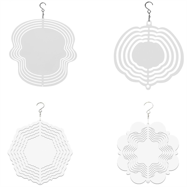 Halloween Atmosphere Wind Power White Coated Aluminum Plate