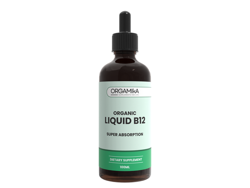 Orgamika Liquid B12 100ml - Methylcobalamin | Adenosylcobalamin