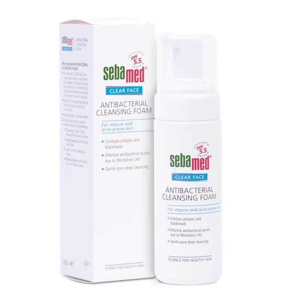 Sebamed - Clear Face Antibacterial Cleansing Foam 150ml x 2