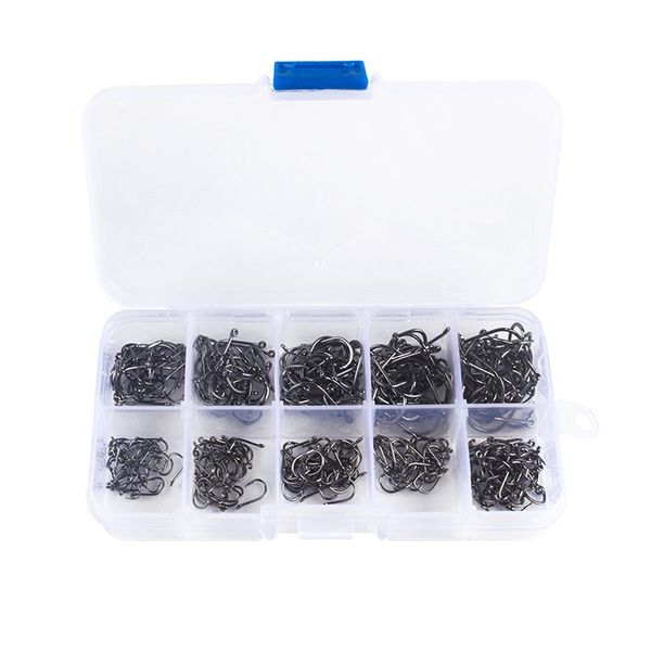 100 Pieces Stainless Circle Hooks Barbed Set