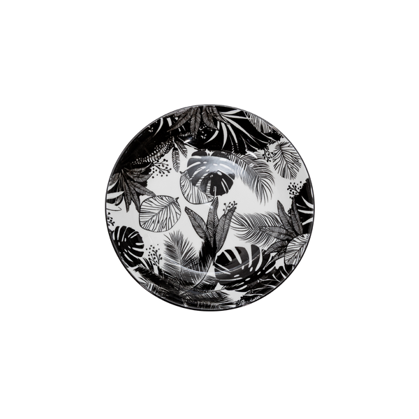 GALATEO - Jungle Sketch 20cm Leaves Soup Bowl - Set of 4