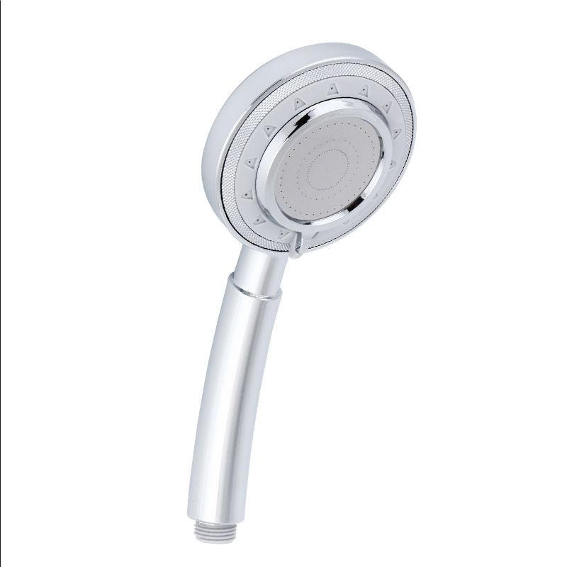 Circular Chrome Handheld Shower with Three Functions