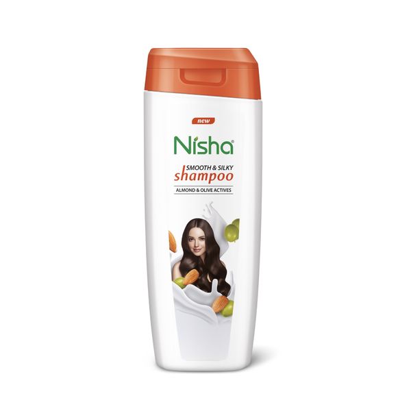 Nisha Smooth &amp; Silky Shampoo with Almond &amp; Olive Actives