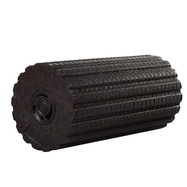 Vibrating Foam Roller Massage Yoga Gym Four-Speed Adjustable Solid Bubble