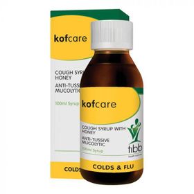 Tibb Kofcare Cough Syrup with Honey - 100ml | Shop Today. Get it ...