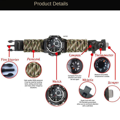 Yuzex survival best sale watch g3 price